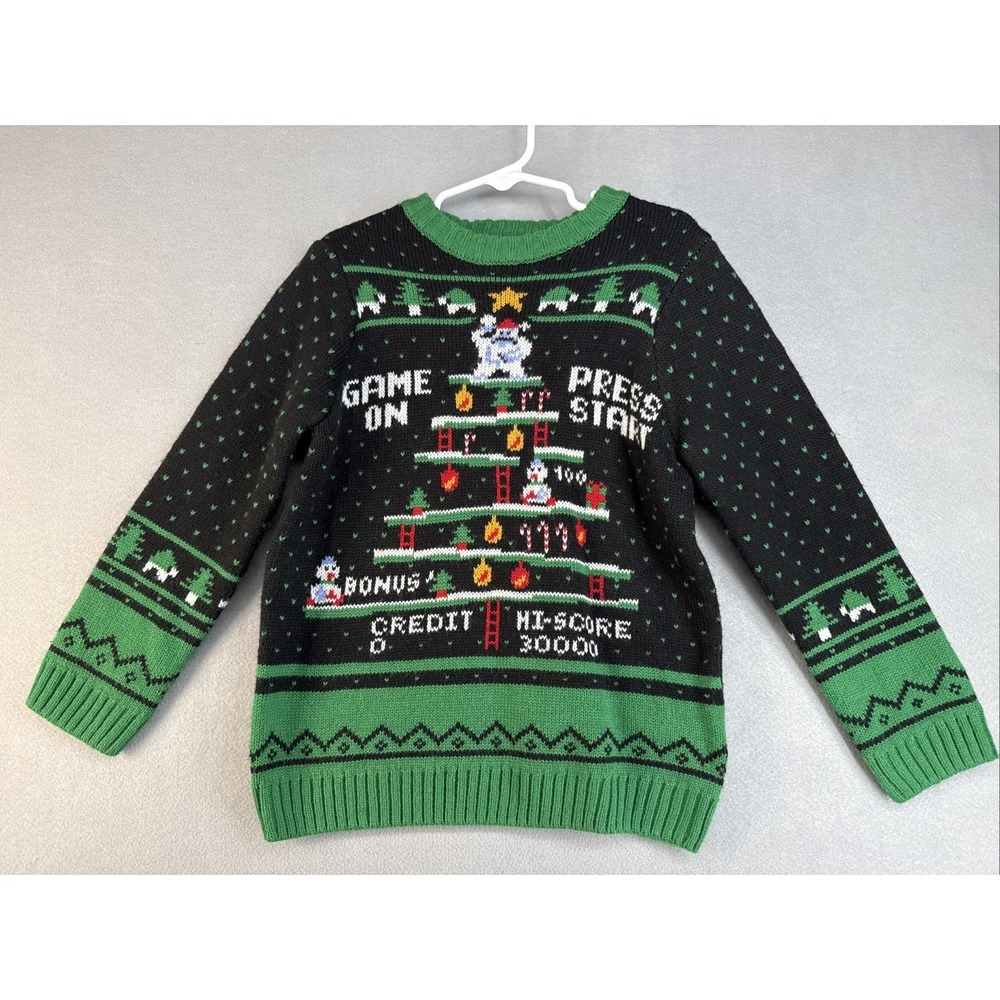 Holiday Time Kids size XS (4-5), Christmas,‎ Game On Donkey Kong, Gaming